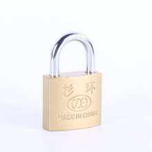 Cedar ring printing padded word padlock Imitation copper anti-theft drawer door lock Multi-standard lock head home padlock