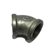 GB hot-dip galvanized elbow 45°. Elbow. Accessories galvanized fittings. Water pipe threaded joint inner teeth 45 degree curved galvanized fittings 4 points 6 points 1 inch -4 inches