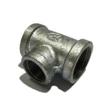 GB hot-dip galvanized reducer tee. Trigeminal. Water pipe internal thread small internal teeth tee galvanized fittings 6*41*4