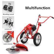 Hand-push petrol mower Multi-function small mower Weeder Walk-behind ripper home Mower