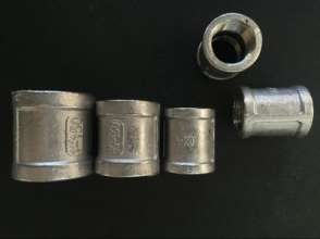 Stainless steel 201 pipe fittings. Direct. 201 stainless steel straight through. Internal thread straight through the water pipe joint inner wire straight fork 4 points 6 points 1 inch straight wire