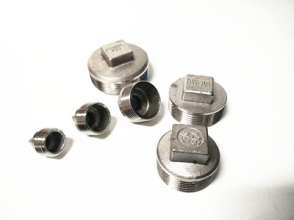 Stainless steel 201 pipe fittings. Plug the head. 4 points plug. Plugging. Water pipe joint outer wire mouth plug. Complete specifications. 4 points - 4 inches plug
