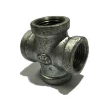 GB hot-dip galvanized inner teeth. Three links. Stone. Water pipe internal thread joint equal diameter galvanized fittings 4 points - 4 inch four links