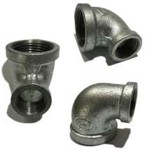 GB hot-dip galvanized reducer elbow. elbow. Water pipe threaded joint large turn small inner teeth galvanized fittings