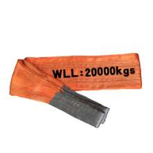 20 tons large tonnage custom lifting sling, flat color, sling two buckles, lifting tools, large cargo sling