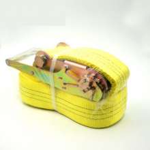 3" width 75 (mm) cargo binding strap, ceramic polyester strap, tensioner, train tight rope, strapping, transport strap