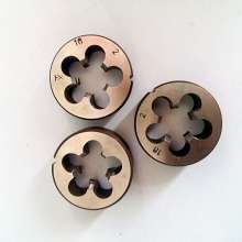 Fine threaded circular die Stainless steel metric external thread die Alloy tool steel round die