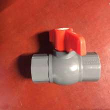 UPVC simple ball valve grey water supply inch valve