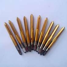 Stainless steel cobalt machine taps High speed steel coating machine taps 6542 titanium plated taps