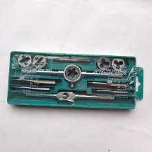 Metric tap and die dies 12 pieces set (small frame) set of complete set of wire tapping die set tap tap die set