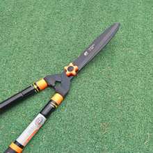 Wholesale double-color handle high-grade retractable handle lawn shears. Scissors. knife. Holly cut garden pruning shears. Gardening, pruning shears, hedge trimmer