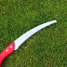 Fine plastic handle curved waist saw. Saw. Three-sided grinding fruit tree pruning saw. Garden curved saw. Woodworking saw 350
