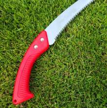 Fine plastic handle curved waist saw. Saw. Three-sided grinding fruit tree pruning saw. Garden curved saw. Woodworking saw 350