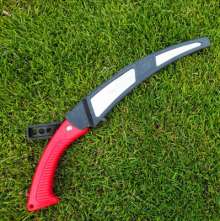 Fine plastic handle curved waist saw. Saw. Three-sided grinding fruit tree pruning saw. Garden curved saw. Woodworking saw 350
