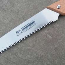 Fine wooden handle bent waist saw. Saw. Three-sided grinding fruit tree pruning saw. Garden saw. Woodworking hand saw 350