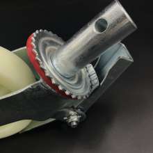 Eagle frame wheel nylon wheel side brake type nylon eagle caster rubber caster scaffold wheel