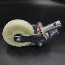 Eagle frame wheel nylon wheel side brake type nylon eagle caster rubber caster scaffold wheel