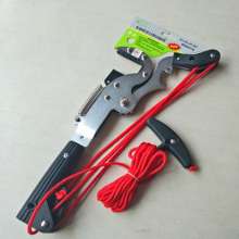 Four pulleys Big Mac high branch scissors. Scissors. knife. Bold nylon rope high-altitude thick branches cut 3 m 5 m rod