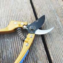 Shanteng 108T garden scissors. Pruning shears. 8 inch effort fruit cutting. Fruit tree thick branches cut. Gardening shears. scissors