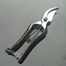Vintage mermaid garden tool pruning shears. Scissors. Knife. Shen fish hand scissors. Forged fish fruit branch shears
