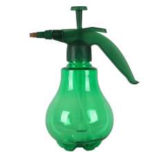 1L manual pressure watering can Gardening watering watering plastic spray bottle Household transparent atomizing sprayer SX-577-1