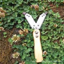 Scud new double-piece ring saw. Jujube ring cutting. Open the chain saw. Knife fruit tree peeling tool. Cut bark ring cutting saw
