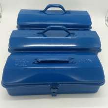 Portable metal toolbox. Toolbox. Hardware single layer thickening toolbox. Tool box . Multi-function home repair kit 928
