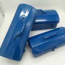 Portable metal toolbox. Toolbox. Hardware single layer thickening toolbox. Tool box . Multi-function home repair kit 928