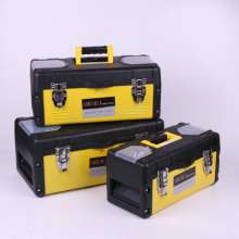 Toolbox. Tool box. box. 9436 17 inch medium plastic iron toolbox. Household car plastic iron toolbox