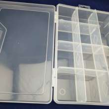 Tool box   . Plastic transparent parts box. Toolbox. Plastic box. 089 Separate component storage box Storage transparent jewelry classification box