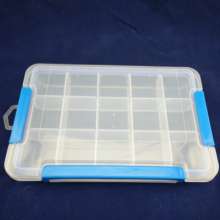 Three-button transparent plastic storage box. Storage Box . 090 detachable storage box. Tool parts box. SMD chip component box jewelry