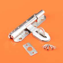 Stainless steel latch. Door latch security door. Wooden door mounted latch. Thickened anti-theft door latch. Locking. YFL-FDCX bathroom lock door buckle