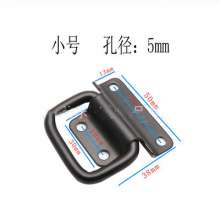 Hardware stainless steel handle. Handle. Folding handle. Toolbox wooden box mechanical wall mounted handle. Black YFL-HSSX