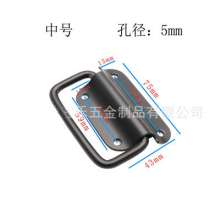 Hardware stainless steel handle. Handle. Folding handle. Toolbox wooden box mechanical wall mounted handle. Black YFL-HSSX