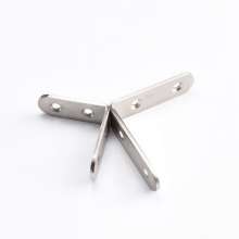 Thick stainless steel corner code. Corner code. Tool 023 Fixing bracket. L-shaped code separator. Table and chair 90 degree right angle furniture hardware connector