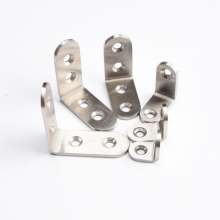 Thick stainless steel corner code. Corner code. Tool 023 Fixing bracket. L-shaped code separator. Table and chair 90 degree right angle furniture hardware connector