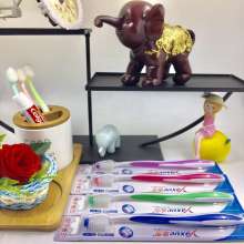 Factory direct genuine three smile company Ya Xue 5001 fine teeth tooth guard tip diameter slim soft hair toothbrush