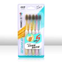 Kiss Jie 853 wheat fragrant soft wheat straw special 5 sticks soft silk soft toothbrush