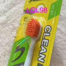 Kiss Jie 831 wide clean teeth physical grinding round soft experience soft hair toothbrush
