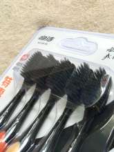 Kiss Jie 851B deep cleansing long charcoal particles special value 5 sticks soft hair toothbrush