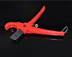 Ppr scissors Φ8-32ppr red quick shear thickened 65 manganese steel blade pipe scissors