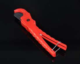 Ppr scissors Φ8-32ppr red quick shear thickened 65 manganese steel blade pipe scissors