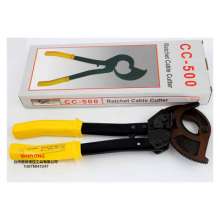 Manual bolt cutter, cable cutter, cut copper and aluminum wire cutter, CC-500 ratchet cable cutter, wire cutter