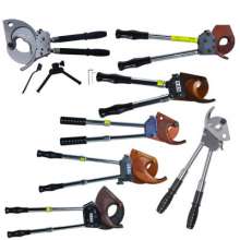 Ratchet shears, cable scissors, manual gear cutter tools, copper and aluminum armored wire cutters, J75 bolt cutters