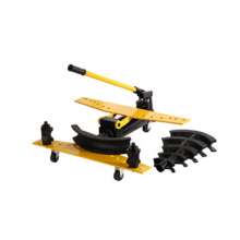 Hydraulic pipe bending machine, manual small pipe bending tool, 1 inch stainless steel pipe bending equipment, galvanized pipe round die equipment, HY-1 pipe bender tool