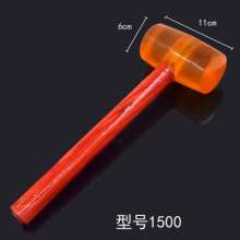 Rubber hammer, anti-vibration rubber hammer, tile installation hammer, wooden handle, transparent rubber hammer, rubber hammer