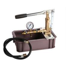 Manual pressure test pump, 50kg pressure press, PPR pipeline test pump, copper pump body iron box, HYM-50B pressure pump equipment