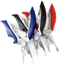 Fishing pliers with hook curved nose. Pliers. Cutting pliers. Multi-purpose fish shears. Luya stainless steel scissors fishing tools