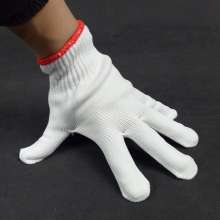 700g white nylon gloves protective protection soft non-slip wear-resistant breathable yarn cotton yarn gloves