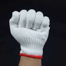 700g white nylon gloves protective protection soft non-slip wear-resistant breathable yarn cotton yarn gloves